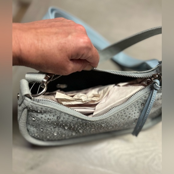 No Boundaries Women's Baguette Shoulder Bag with Crossbody Strap NWT - Picture 10 of 12